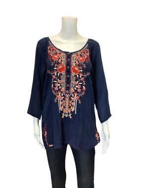 Johnny Was Women's Tunic Blue Size: S